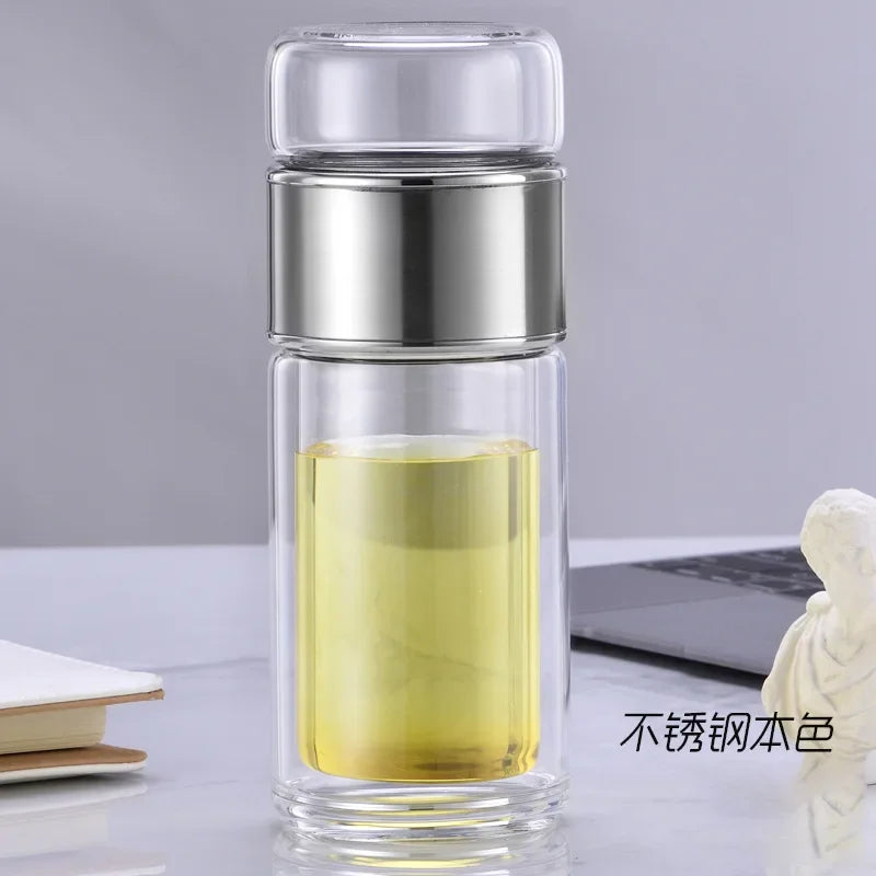 Borosilicate Glass Tea Infuser Double Layer