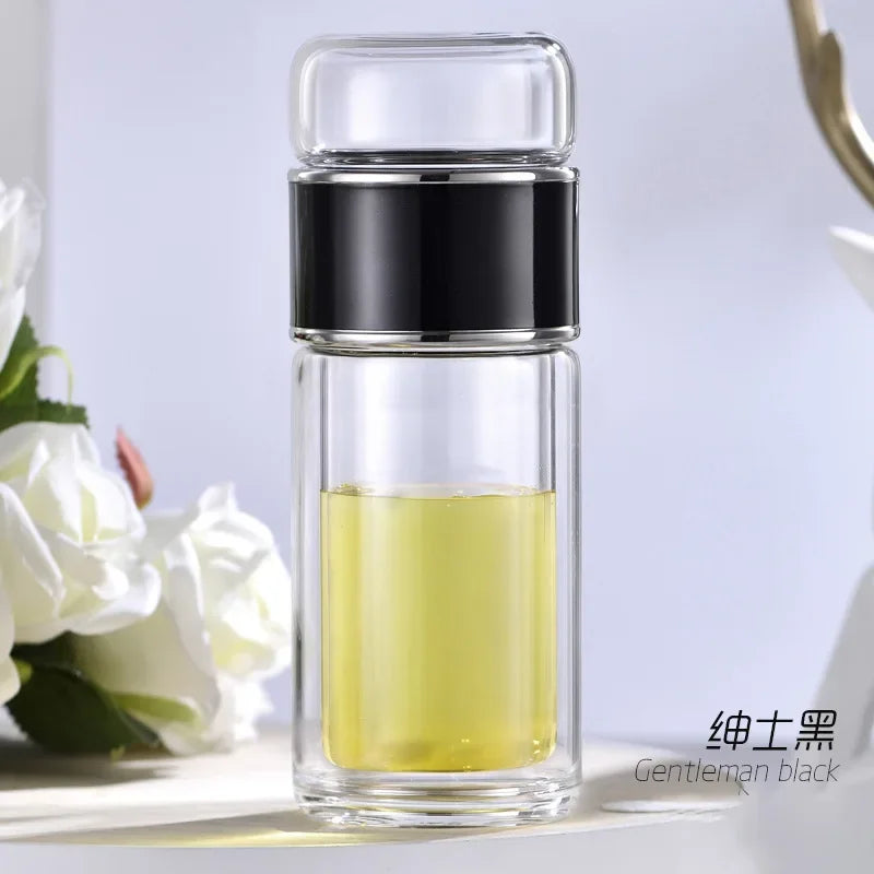 Borosilicate Glass Tea Infuser Double Layer